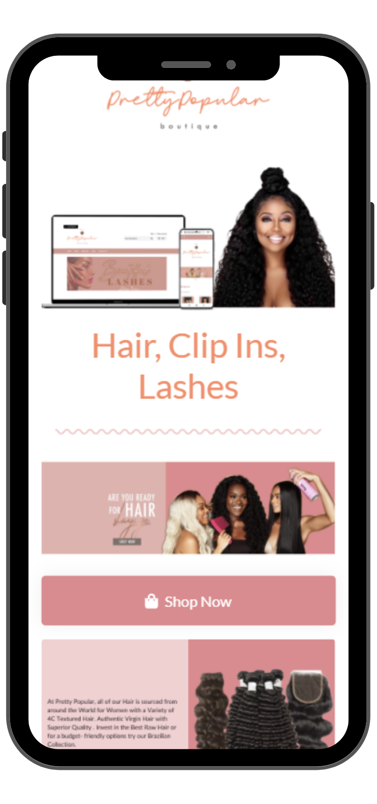 Screenshot of biolink page examples